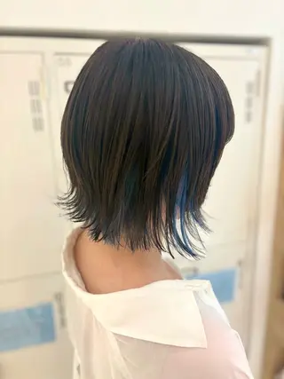 ショート カラー ヘアアレンジ ミドウチ アヤカのヘアスタイル