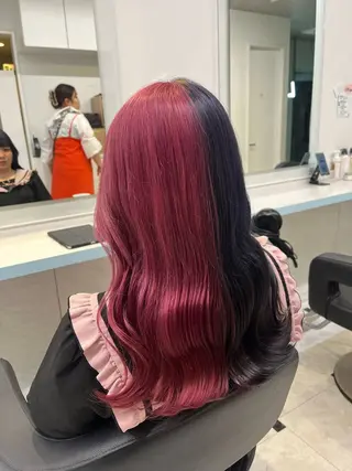 ロング カラー ブリーチカラー 🩵MIZUKIのヘアスタイル