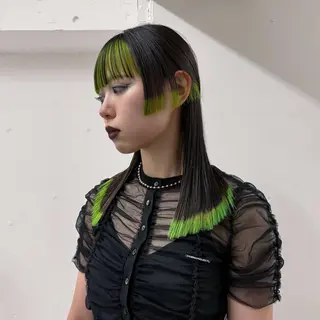 セミロング 北浦 雅のヘアスタイル