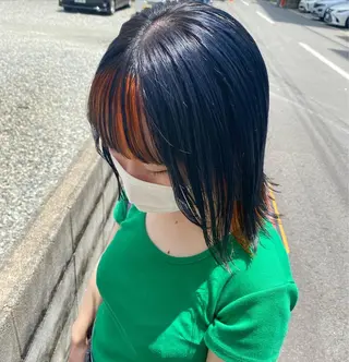 ミディアム 大西 柚羽のヘアスタイル