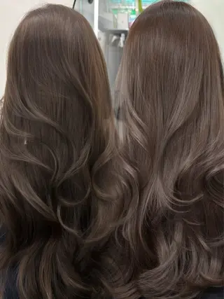 ロング カラー Ardore 韓国風カラー大阪のヘアスタイル