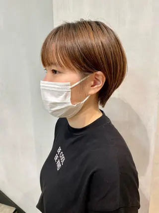 ショート ミゾブチ ユリカのヘアスタイル