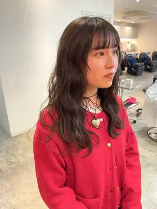 カラー mizu🐾 hair braceのヘアスタイル