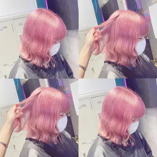 ミディアム 🤍ムラ修正ブリーチ 🤍原宿/YUUのヘアスタイル