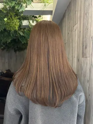 セミロング カラー 坂下 光輝のヘアスタイル
