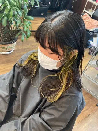 セミロング カラー ヘアと眉Otsuka Hikari💆‍♀のヘアスタイル