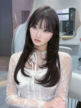 ロング カラー 【GLROW大宮】 reimi美髪カラーのヘアスタイル