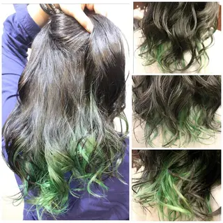 ミディアム カラー ヘアアレンジ 次世代シールエクステ 錦糸町 小泉 朋之のヘアスタイル