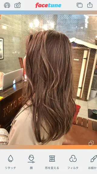 ロング カラー 白髪ぼかし×デザイン 🕊️🫧ホウジョウのヘアスタイル