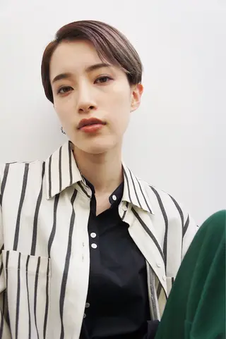 ショート カラー 柴田 賢治のヘアスタイル