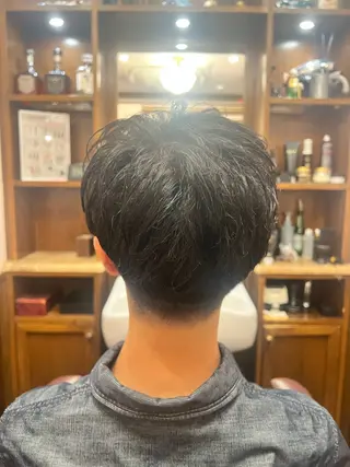 ミディアム 秋山 琳太のヘアスタイル