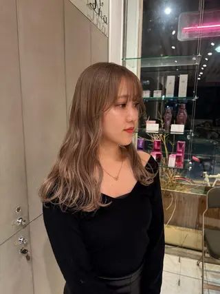 ロング カラー ｱｵﾇﾏﾐﾕ☁️ /ボブ/ハイトーン/のヘアスタイル