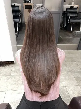 ロング 韓国風レイヤー ショート/犬塚 優介のヘアスタイル