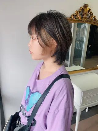 ショート 丹羽大喜 縮毛矯正/美髪矯正のヘアスタイル