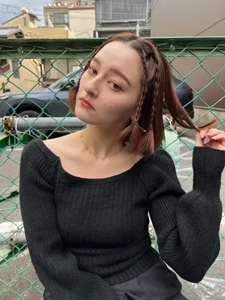 ショート カラー 吉ヶ別符 亮祐のヘアスタイル
