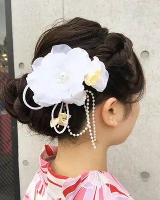 ヘアアレンジ くまがい みゆ【edge.】のヘアスタイル