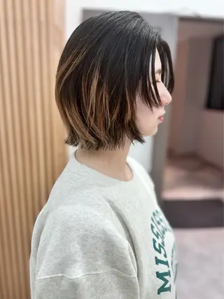 ショート カラー ショート/パーマ/ MIOのヘアスタイル