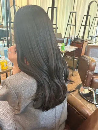 ロング カラー メンズ/パーマ /レディース髪質改善のヘアスタイル