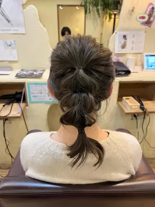 ミディアム カラー 「sumi」 AMIのヘアスタイル