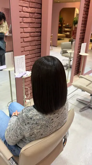 ミディアム カラー 聖菜/ hina /レイヤー/艶カラーのヘアスタイル
