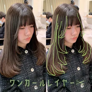 ロング ヘアアレンジ 韓国hair🦋 Nanaのヘアスタイル