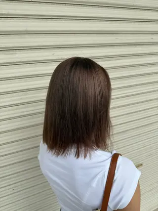 カラー レイヤー/コテパーマ 松本　希愛のヘアスタイル