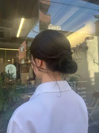 セミロング ayu omochaのヘアスタイル