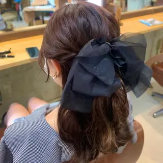 セミロング ヘアアレンジ Kaori / P’s 渋谷のヘアスタイル
