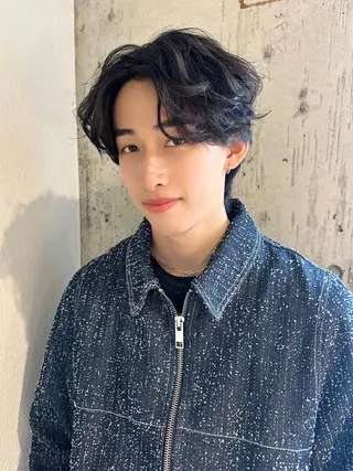 メンズ 髪質改善/ショート/ ミディアム/間嶋のヘアスタイル