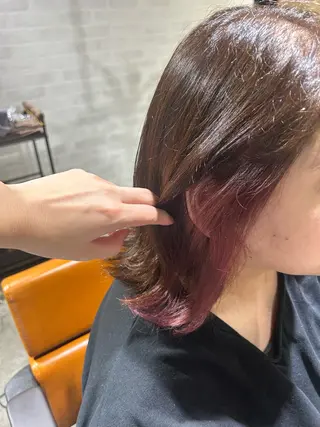 ショート カラー ショート/レイヤー 🎀細沼玲花のヘアスタイル