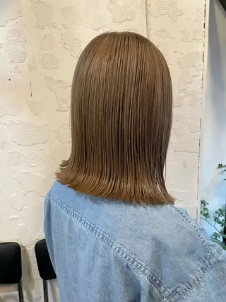 ミディアム カラー 🌿レイヤーボブ/パ ーマ🌿　木梨健太のヘアスタイル