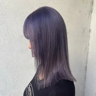 ミディアム カラー ブリーチ/レイヤー 💙ayame💙のヘアスタイル