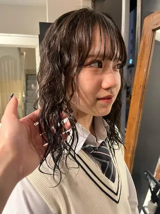 セミロング SIKI yuuna レイヤーカット🪽のヘアスタイル