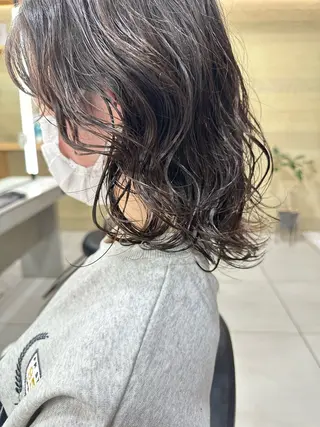 ミディアム 米澤 俊輔のヘアスタイル