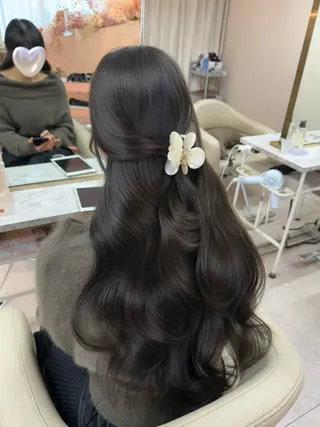 ロング カラー ♡韓国/レイヤー カット/Ayana♡のヘアスタイル