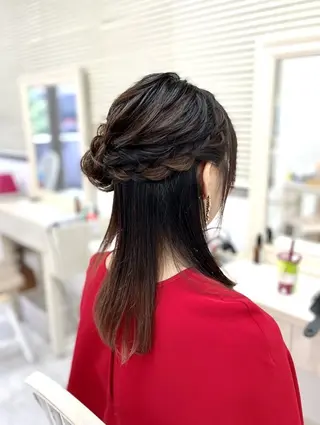 ヘアアレンジ 似合わせヘアメイク 💐オダギリチアキのヘアスタイル