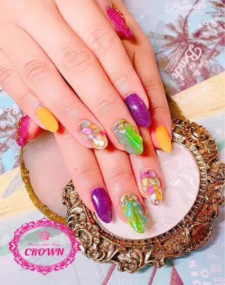 ネイル CROWN プライベートサロンのネイルデザイン
