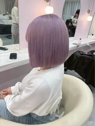 ロング カラー ハイトーンカラー💞 くるみ🎀のヘアスタイル