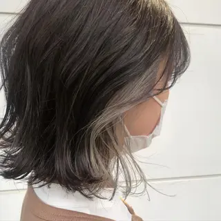 ミディアム カトウ ユウカのヘアスタイル
