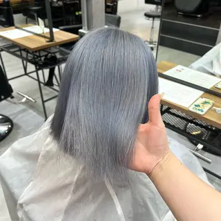 ミディアム カラー ショート/ウルフ カットモデル募集のヘアスタイル