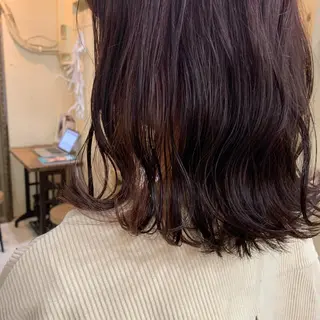 ミディアム カラー Shibata Mizukiのヘアスタイル