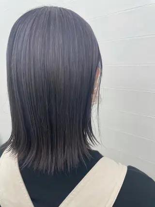 ミディアム カラー 田島 仁美のヘアスタイル