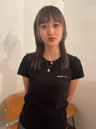 セミロング Terve.野崎 真里奈のヘアスタイル