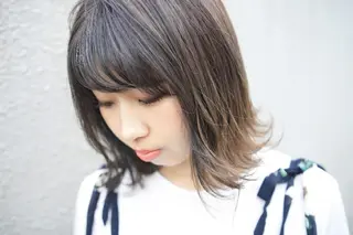 ミディアム カラー 新生活応援★半額/ 25歳以下　“内間”のヘアスタイル