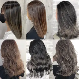 セミロング カラー 【透明感、艶髪】西村 有司のヘアスタイル