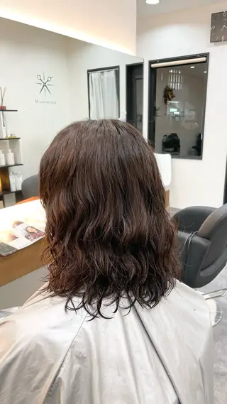 カラー パーマ ヘアアレンジ 郡山/透明感カラー /馬場アンドレアのヘアスタイル