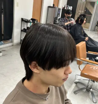 パーマ メンズ カズキ🌼曲がる 縮毛矯正のヘアスタイル