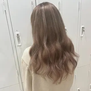 ロング カラー MEI🎀つやカラー 🎀レイヤー🎀渋谷のヘアスタイル