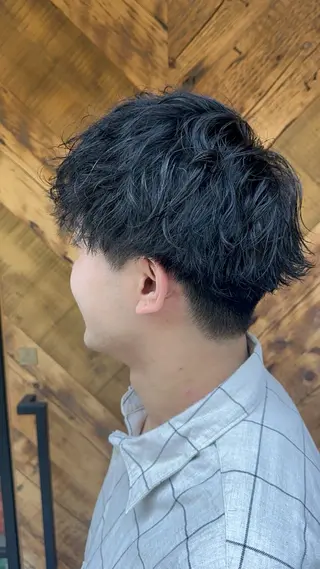 パーマ メンズ 【gemini店長】 メンズ特化中野稜平のヘアスタイル