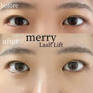 マツエク・マツパ merry Lash Liftのマツエク・マツパデザイン